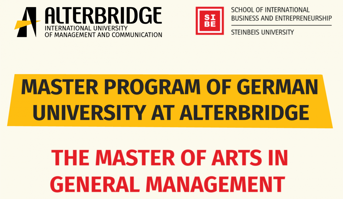 Master of Arts in General Management